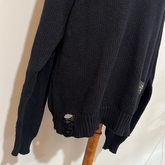 The People Vs. black sweater sz M - Picture 3 of 14